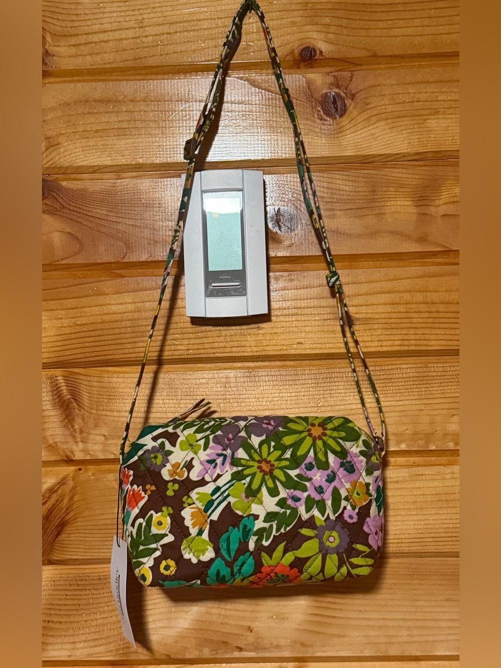 Vera Bradley Floral Quilted Crossbody Bag NWT